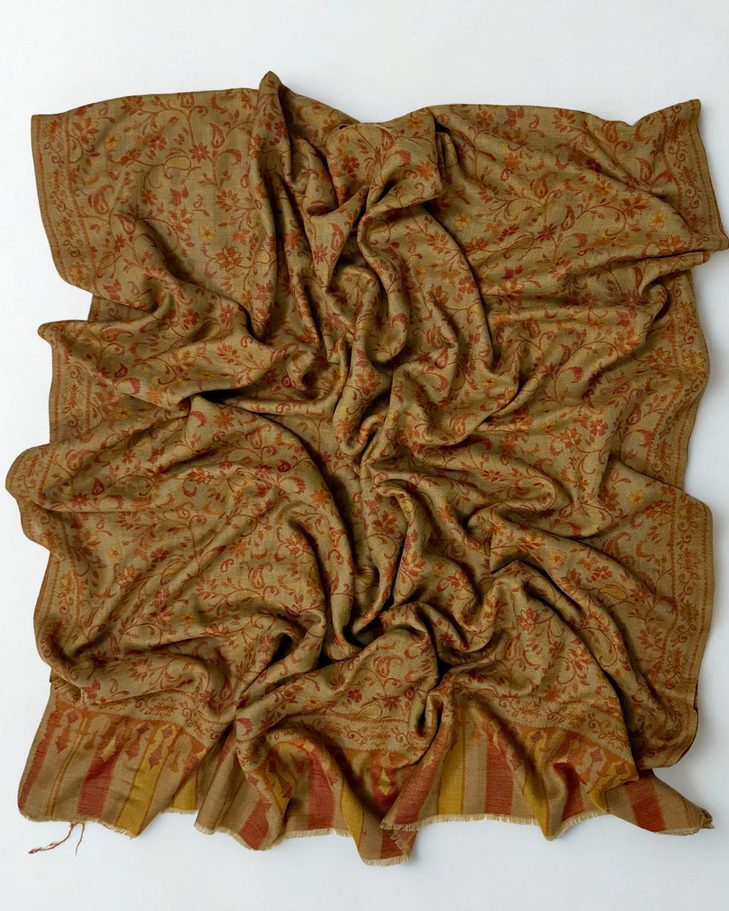 Pure Kashmiri Pashmina Kani shawl, handwoven Kani pashmina, view 4