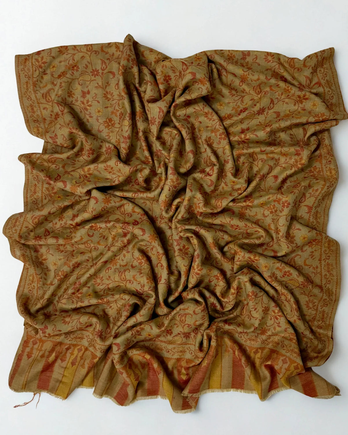 Pure Kashmiri Pashmina Kani shawl, handwoven Kani pashmina, view 4