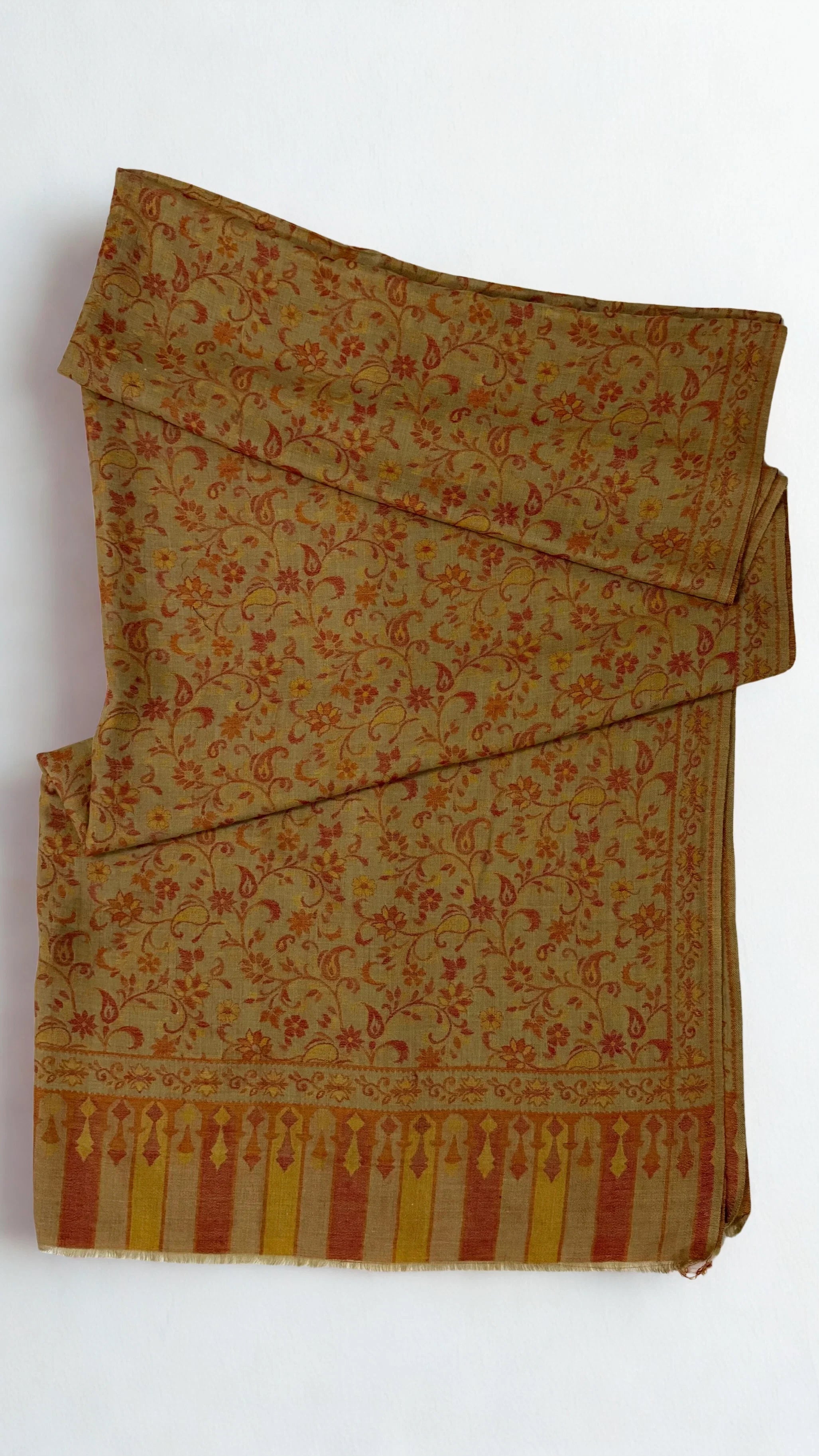 Pure Kashmiri Pashmina Kani shawl, handwoven Kani pashmina, view 2