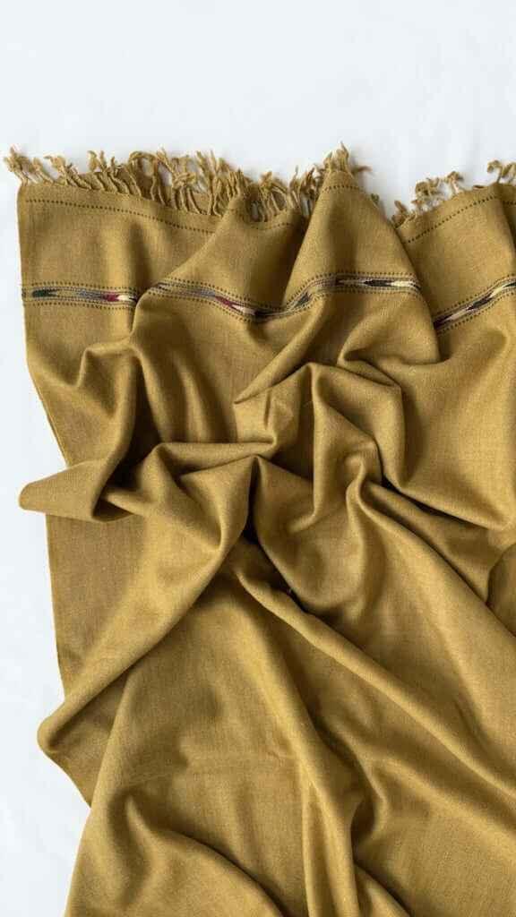Pashmina Wool Shawl - Brown