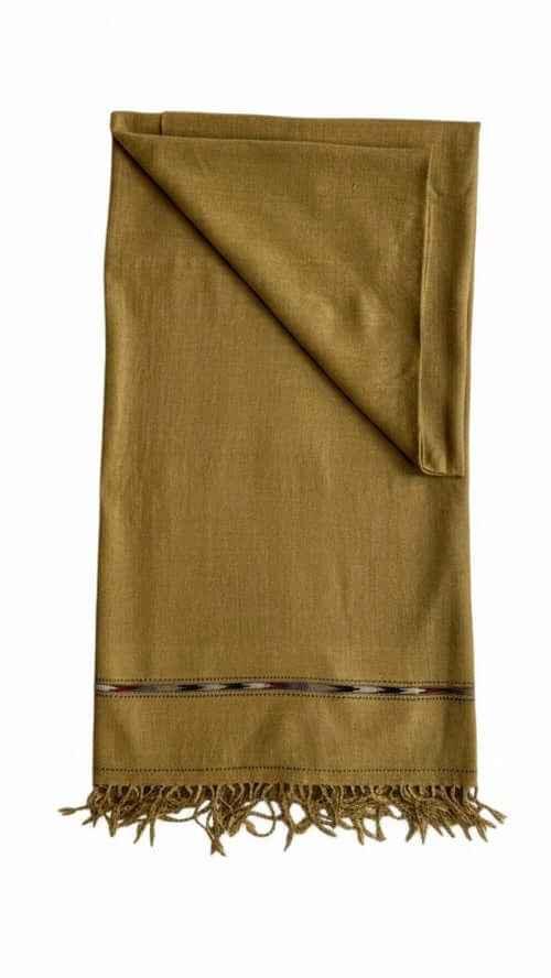 Pashmina Wool Shawl - Brown