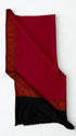 Kashmiri Pashmina with Border - Red & Black