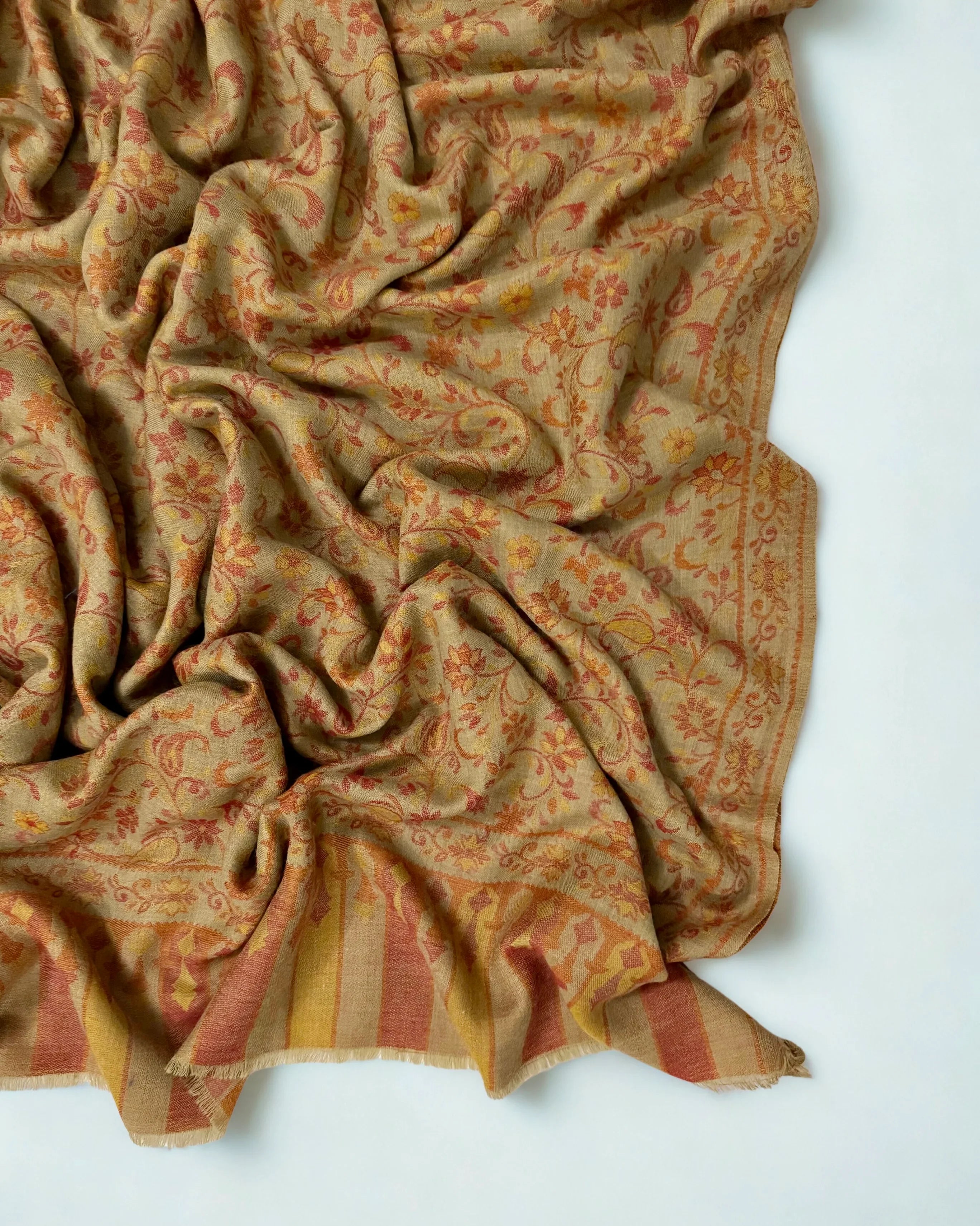 Pure Kashmiri Pashmina Kani shawl, handwoven Kani pashmina, view 3