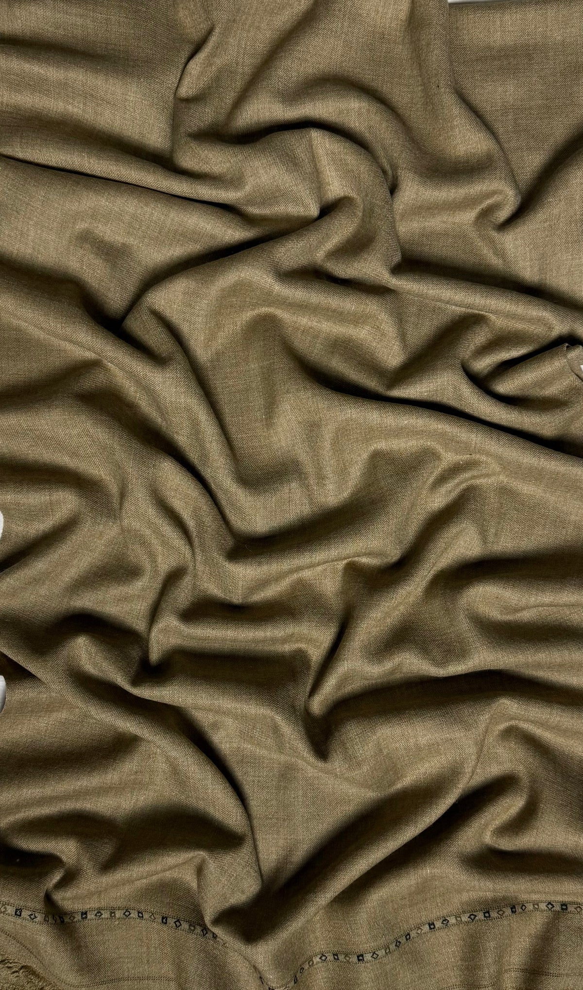 Men's pure Swati pashmina shawl in brown, handwoven in Salampur, Swat