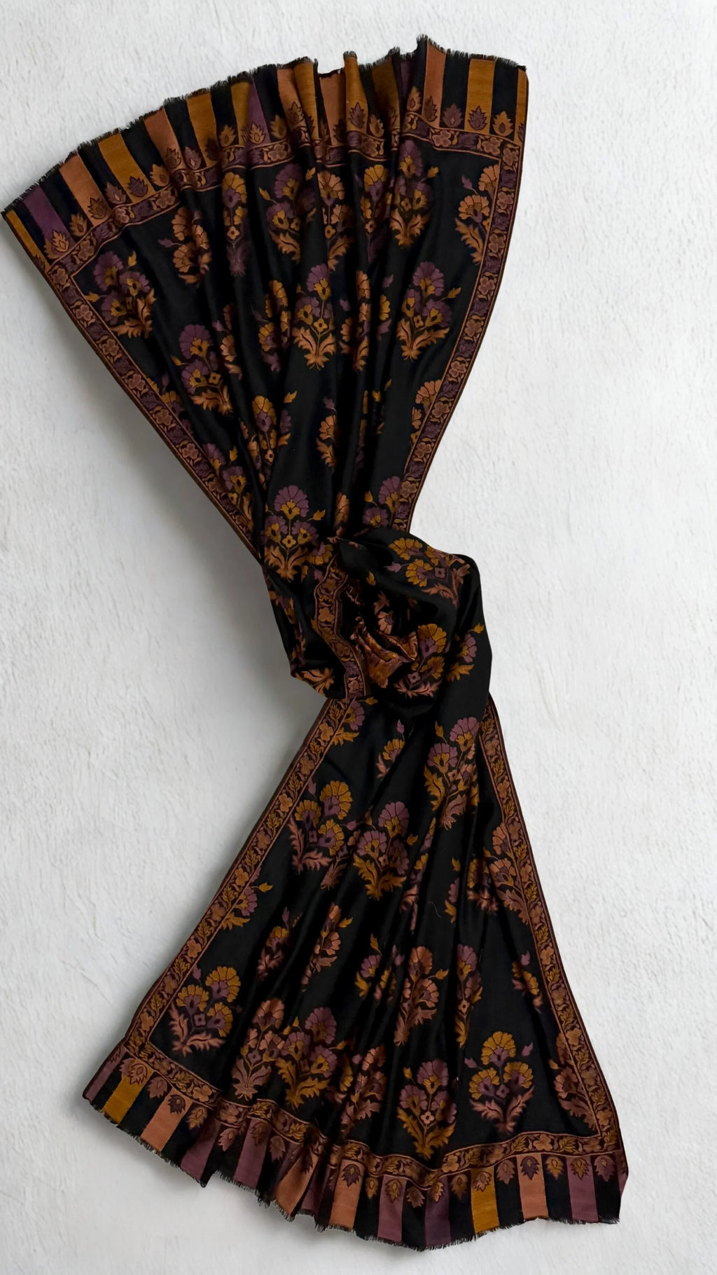 Pure Kashmiri Pashmina Kani shawl, handwoven Kani pashmina, view 6
