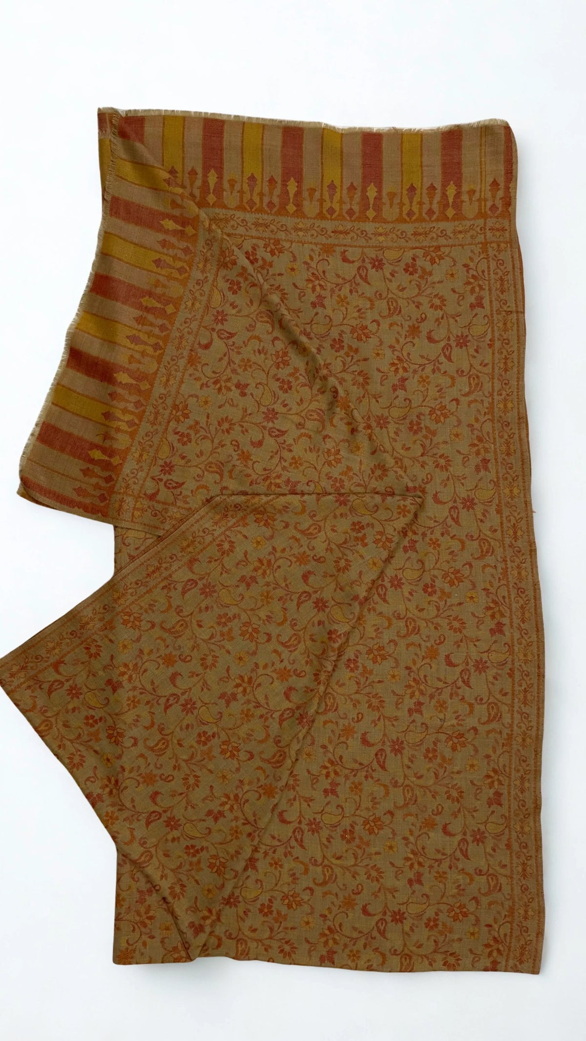 Pure Kashmiri Pashmina Kani shawl, handwoven Kani pashmina