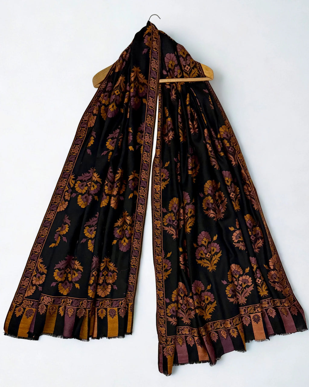 Pure Kashmiri Pashmina Kani shawl, handwoven Kani pashmina